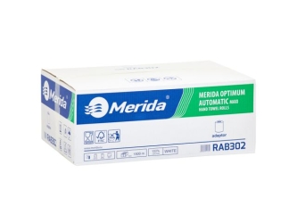 Merida Ręczniki papierowe w roli z adaptorem OPTIMUM AUTOMATIC MAXI, białe, średnica 19 cm, długość 250 m, jednowarstwowe, karton 6 rolek (RAB302) - Ręczniki papierowe w roli z adaptorem Merida OPTIMUM AUTOMATIC MAXI, białe, średnica 19 cm, długość 250 m, jednowarstwowe, karton 6 rolek