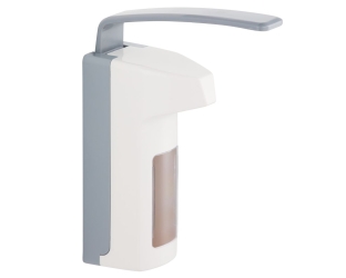 Merida Dozownik z przyciskiem łokciowym na wkłady 500 ml, tworzywo ABS (D9P) - Dozownik z przyciskiem łokciowym na wkłady 500 ml, tworzywo ABS