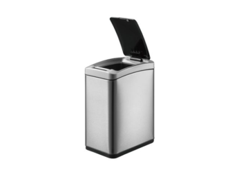 Merida Kosz automatyczny SENSOR, bezdotykowy, prostokątny, stal matowa 8 L (KIM502)