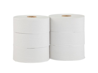 Merida Papier toaletowy CLASSIC , biały, średnica 23 cm, długość 340 m, jednowarstwowy, zgrzewka 6 szt (PKB102)