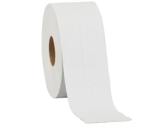 Merida Papier toaletowy CLASSIC, biały, średnica 19 cm, długość 220 m, jednowarstwowy, zgrzewka 12 szt (PKB202)