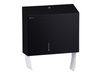 Merida Pojemnik na papier toaletowy STELLA DUO z uchwytem na resztkę rolki papieru, średnica papieru do 20 cm (BSP202)