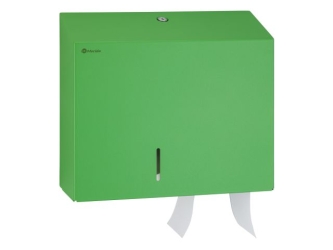 Merida Pojemnik na papier toaletowy STELLA DUO z uchwytem na resztkę rolki papieru, średnica papieru do 20 cm (BSP202)