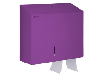 Merida Pojemnik na papier toaletowy STELLA DUO z uchwytem na resztkę rolki papieru, średnica papieru do 20 cm (BSP202)