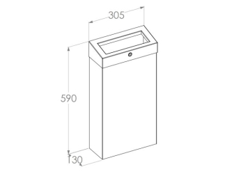 Merida Kosz z otwartą pokrywą  STELLA SLIM COMBO, pojemność 15 l (KSM109)