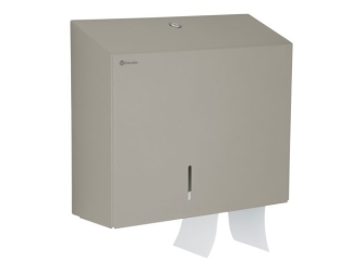 Merida Pojemnik na papier toaletowy STELLA DUO z uchwytem na resztkę rolki papieru, średnica papieru do 20 cm (BSP202)