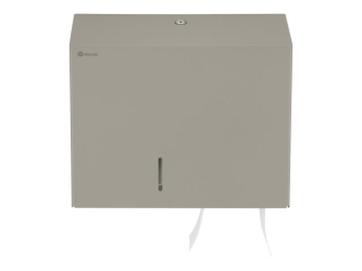 Merida Pojemnik na papier toaletowy STELLA DUO z uchwytem na resztkę rolki papieru, średnica papieru do 20 cm (BSP202)