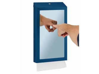 Merida Pojemnik na ręczniki składane z lustrem ze stali SuperMirror „2w1"  STELLA SLIM MEGA COMBO (ASC755)