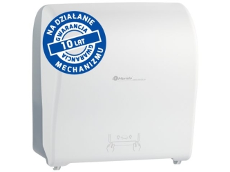 Merida Mechaniczny podajnik ręczników MERIDA SOLID CUT plus 2 kartony ręczników MERIDA ECONOMY AUTOMATIC