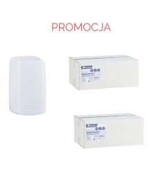 Merida Pojemnik na papier toaletowy w listkach MERIDA HARMONY plus 2 kartony papierów toaletowych MERIDA PREMIUM