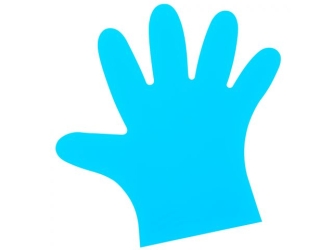 Merida Rękawice elastomerowe TPE, niebieskie, rozmiar S, opakowanie 100 szt. (TRN506)