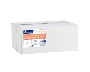 Merida Papier toaletowy w listkach MERIDA PREMIUM, biały, trzywarstwowy, karton 4800 szt. listków (PPB402) - Papier toaletowy w listkach MERIDA PREMIUM, biały, trzywarstwowy, karton 4800 szt. listków