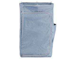 Worek z tworzywa sztucznego 120 l, zapinany na zamek, szary (HFV918) - Worek z tworzywa sztucznego 120 l, zapinany na zamek, szary