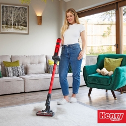 Numatic Henry 100 Quick - bateryjny odkurzacz pionowy z wkładką filtrującą (QUHEN100) - Numatic Henry 100 Quick - bateryjny odkurzacz pionowy z wkładką filtrującą