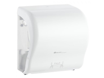 Merida Mechaniczny podajnik ręczników papierowych w rolach LUX CUT AUTOMATIC MAXI, tworzywo ABS, biały (CJB301)