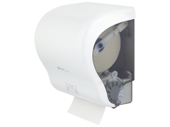 Merida Mechaniczny podajnik ręczników papierowych w rolach LUX CUT AUTOMATIC MAXI, tworzywo ABS, biały (CJB301)