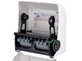 Merida Mechaniczny podajnik ręczników papierowych w rolach TOP AUTOMATIC MAXI, tworzywo ABS, biały połysk (CTS302)