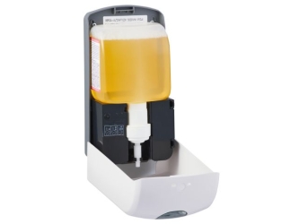 Merida Bezdotykowy automatyczny dozownik płynu dezynfekcyjnego w sprayu  ONE na jednorazowe wkłady 1000 ml, tworzywo ABS (DEB401)