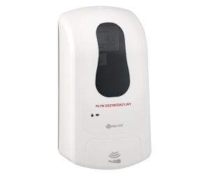 Merida Bezdotykowy automatyczny dozownik płynu dezynfekcyjnego w sprayu  ONE na jednorazowe wkłady 1000 ml, tworzywo ABS (DEB401)