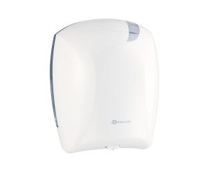 Merida Pojemnik na papier toaletowy lub ręczniki w roli w systemie listkowym CENTER PULL, tworzywo ABS (BJB702) - Pojemnik na papier toaletowy lub ręczniki w roli w systemie listkowym CENTER PULL, tworzywo ABS biały