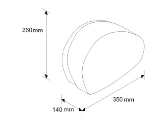 Merida Pojemnik na papier toaletowy  MERCURY, max. śr. 20 cm, uchwyt na resztkę rolki, CZARNY (BMC201) - Pojemnik na papier toaletowy Merida MERCURY, max. śr. 20 cm, uchwyt na resztkę rolki, CZARNY
