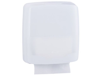 Merida Pojemnik na ręczniki składane  HARMONY SLIM, tworzywo, biały transparentny (AHB102) - Pojemnik na ręczniki składane Merida HARMONY SLIM, tworzywo, biały transparentny